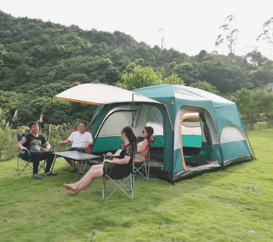 Lều siêu to khổng lồ cho 8 -12 người, lều cao cấp 2 phòng ngủ, lều dã ngoại cực rộng