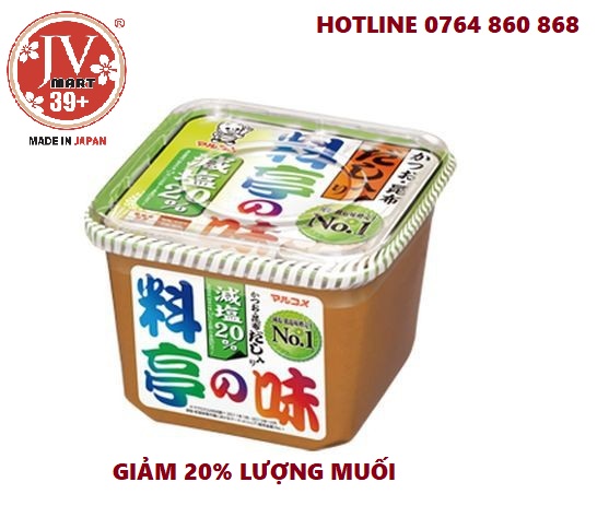 Miso dashi trộn sẵn marukome 375g giảm 20% muối 4902713123471 jvamrt39