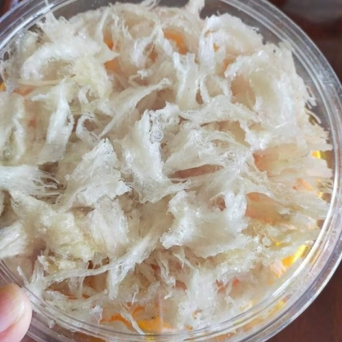 Chân yến rút lông cao cấp khánh hòa 100g chân tổ yến làm sạch nuôi tại nha trang khánh hòa. giúp tăng cường sức đề kháng cho em bé, người lớn tuổi và phụ nữ mang thai. tặng kèm đường phèn, táo đỏ và hạt chia và thố chưng