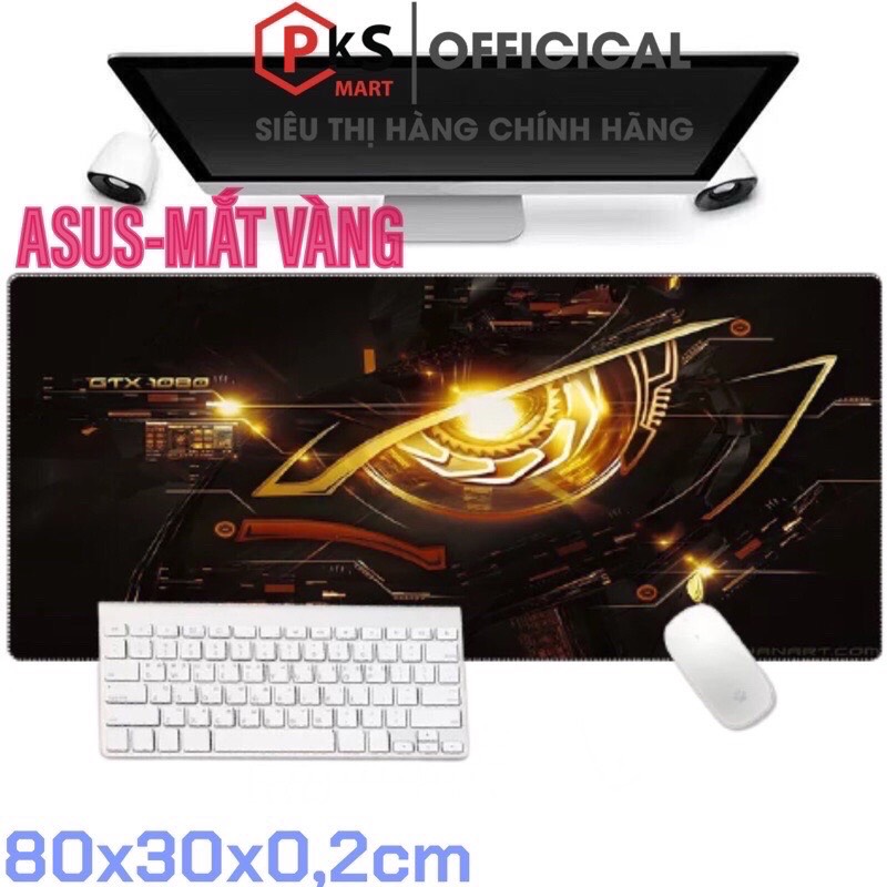 Lót chuột cỡ lớn, pad chuột 800 * 300 * 2mm in 3D đa dạng hình, may viền chắc chắn, được chọn hình - PKSMART - PHỤ KIỆN SỐ 9999