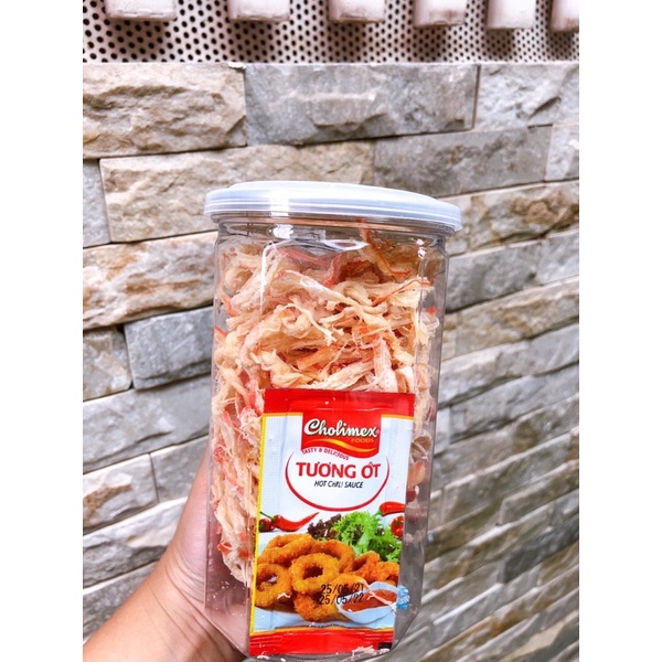 Mực hấp dừa pet 200g