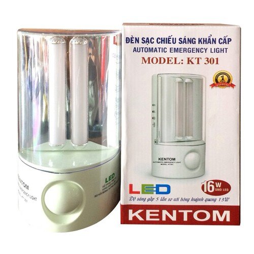 ĐÈN SẠC LED SMD 32 LED 16W Khẩn Cấp KENTOM KT301