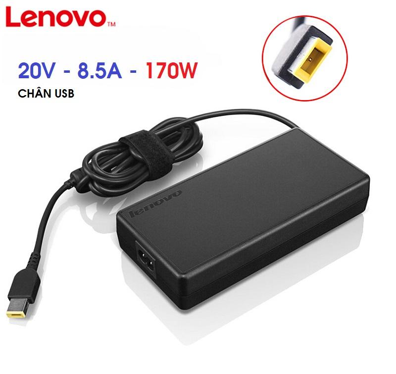 SẠC LAPTOP LENOVO 20V 8.5A 170W - CHÂN USB - CHÍNH HÃNG