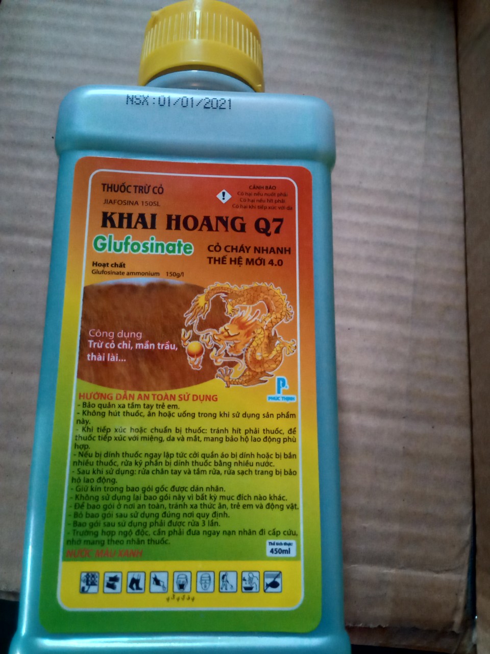 [HCM]CỎ CHÁY KHAI HOANG Q7 450MLTRỪ CỎ KHÔNG CHỌN LỌCCỎ ĐA NIÊN HẰNG NĂM CHẾT SẠCH.NHANONGSHOP