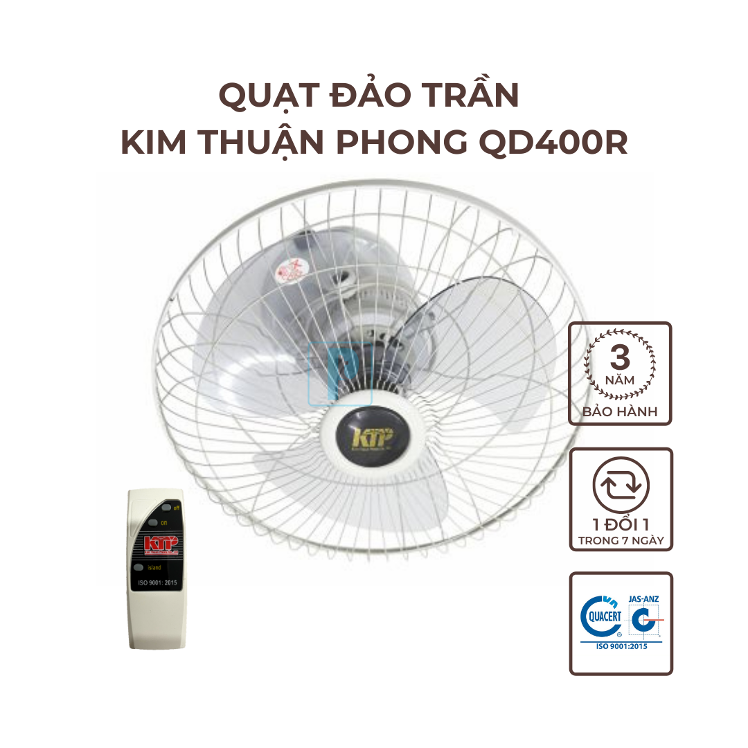 Quạt đảo trần kim thuận phong qd400r