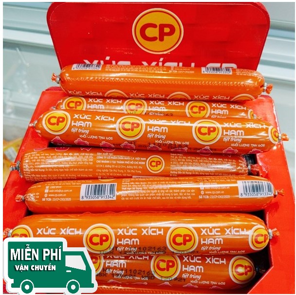 [HCM]Xúc Xích C.P 60g Nhân Thịt ( combo túi 25 cây )