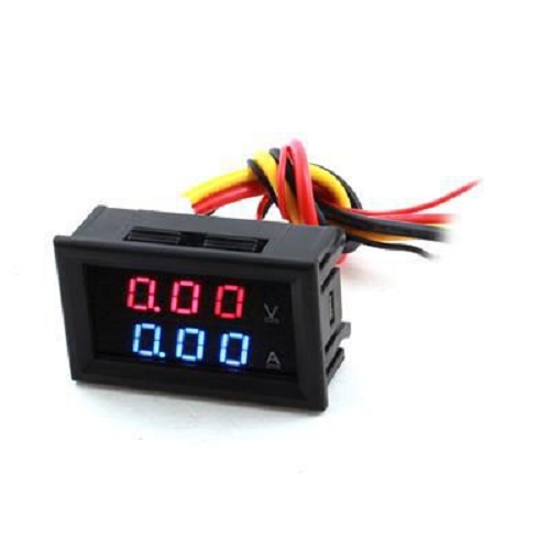 Mạch đo vôn kế kỹ thuật số hiển thị kép vôn kế, ampe kế dc 0- 100v 100a