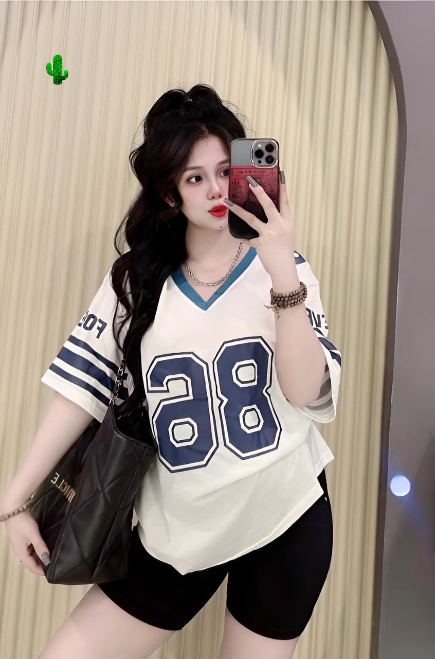 [KÈM ẢNH THẬT] Set đồ  bộ nữ áo thun cổ tim form rộng tay lửng chạy viền 98 quần ngố lửng vải thun gân dày dặn PC