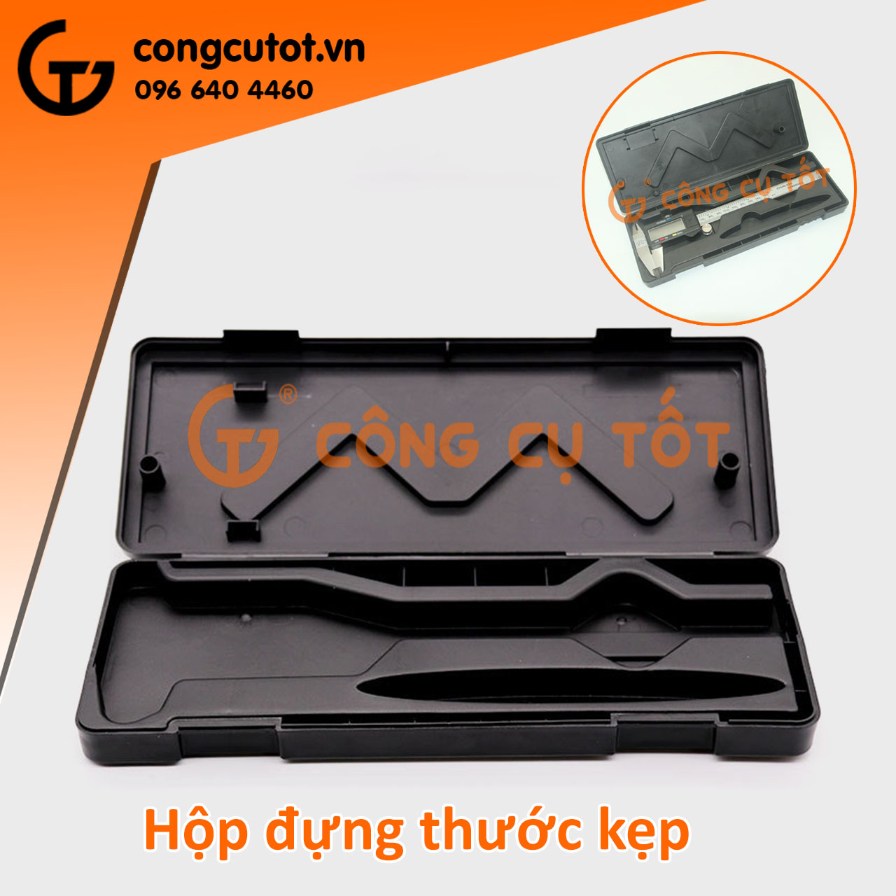 Hộp đựng thước kẹp điện tử, thước kẹp cơ khí 150mm