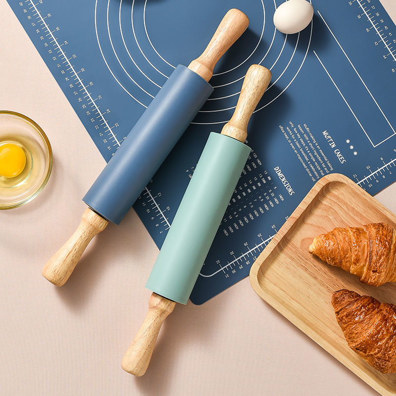 Cây cán bột silicon làm bánh