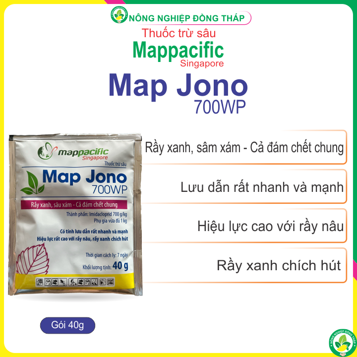 Thuốc trừ sâu map jono 700wp – rầy xanh, sâu xám – cả đám chết chung