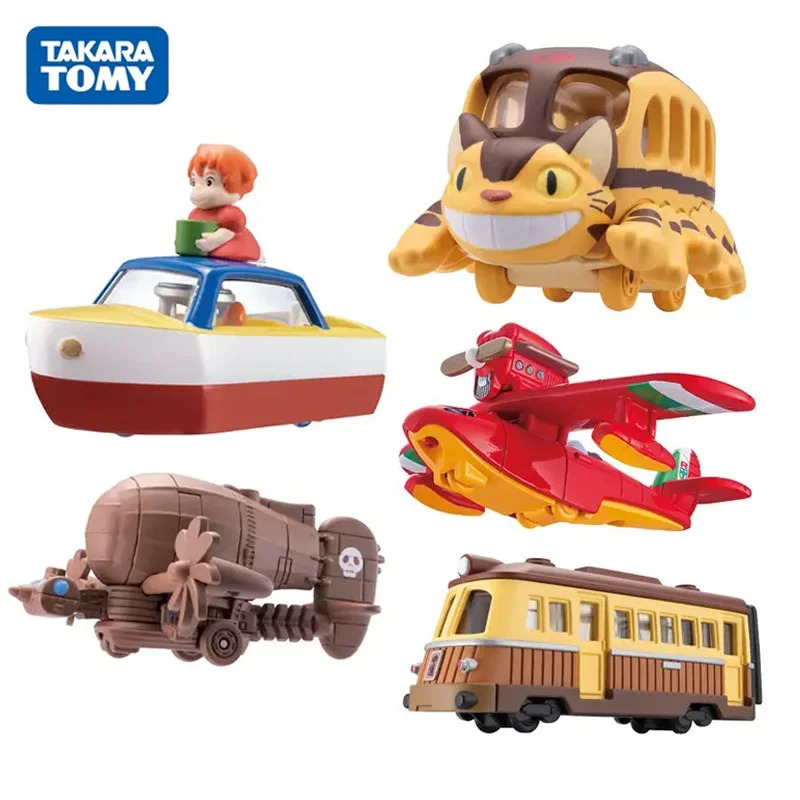 Takara Tomy Tomica Giấc Mơ Ghibli lâu đài trên bầu trời tigermos unabara đường sắt điện porco Rosso savoia s.21f xe ô tô