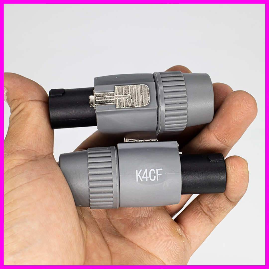 Jack Loa Speakon K4CF Loại Tốt ( combo 3 cặp )