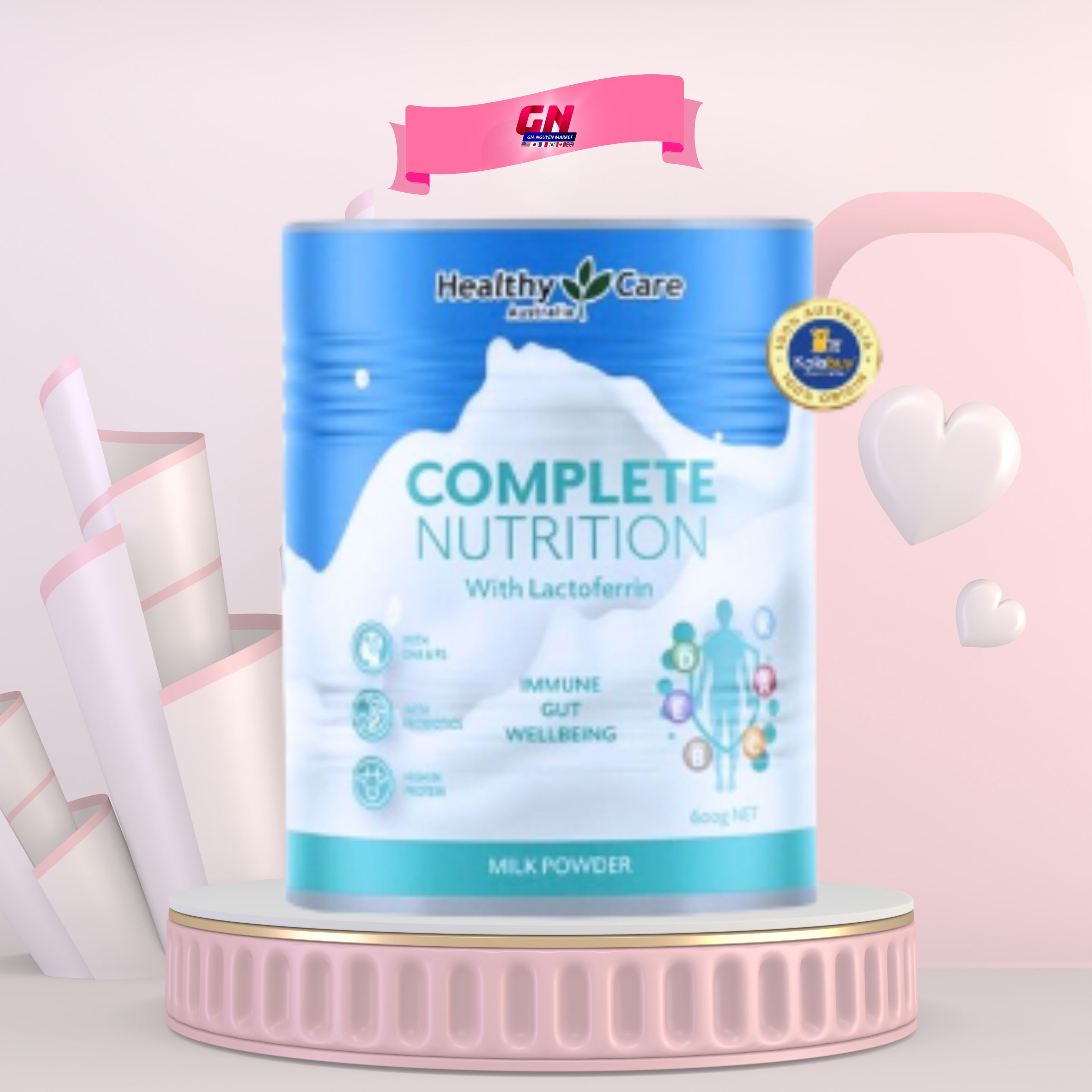 Sữa bột Complete Nutrition HEALTHY CARE 600g
