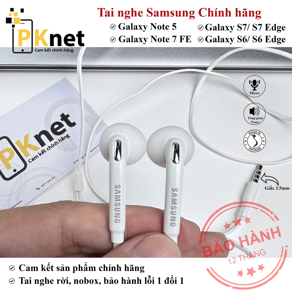 Tai nghe samsung galaxy note 5, galaxy s7/ s7 edge, galaxy s6/ s6 edge, note fe