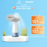 Bàn Ủi Hơi Nước Cầm Tay Philips Series 1000 STH1000/10 - Thiết Kế Nhỏ Gọn Nhẹ, Công Suất Mạnh, Khoang Chứa Nước 85ML - Hàng Phân Phối Chính Hãng