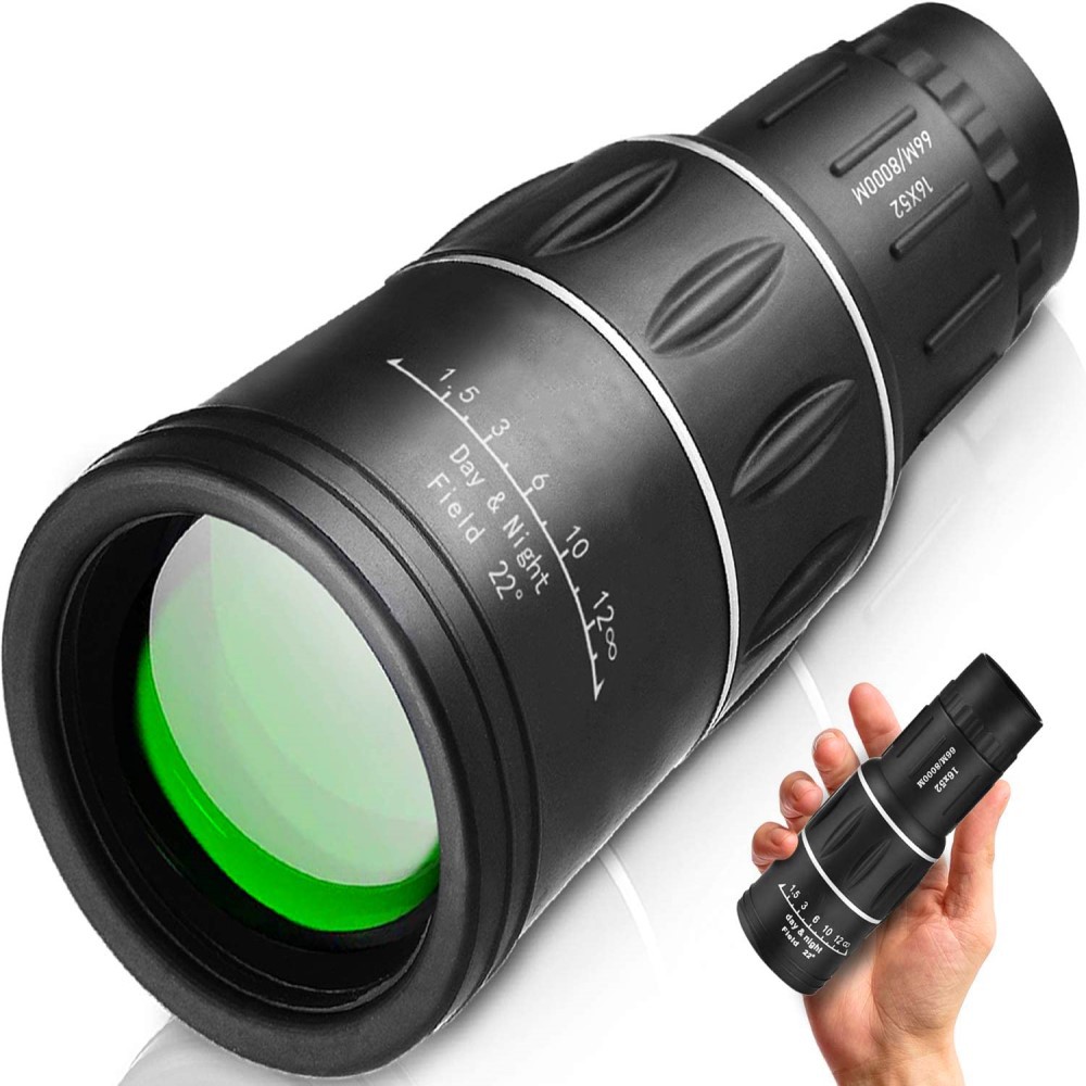 Ống nhòm 1 mắt Apollo Busnell , ống nhòm siêu nét , ống nhòm đơn, ống nhòm nhìn xa 500m, ống nhòm 16x52.