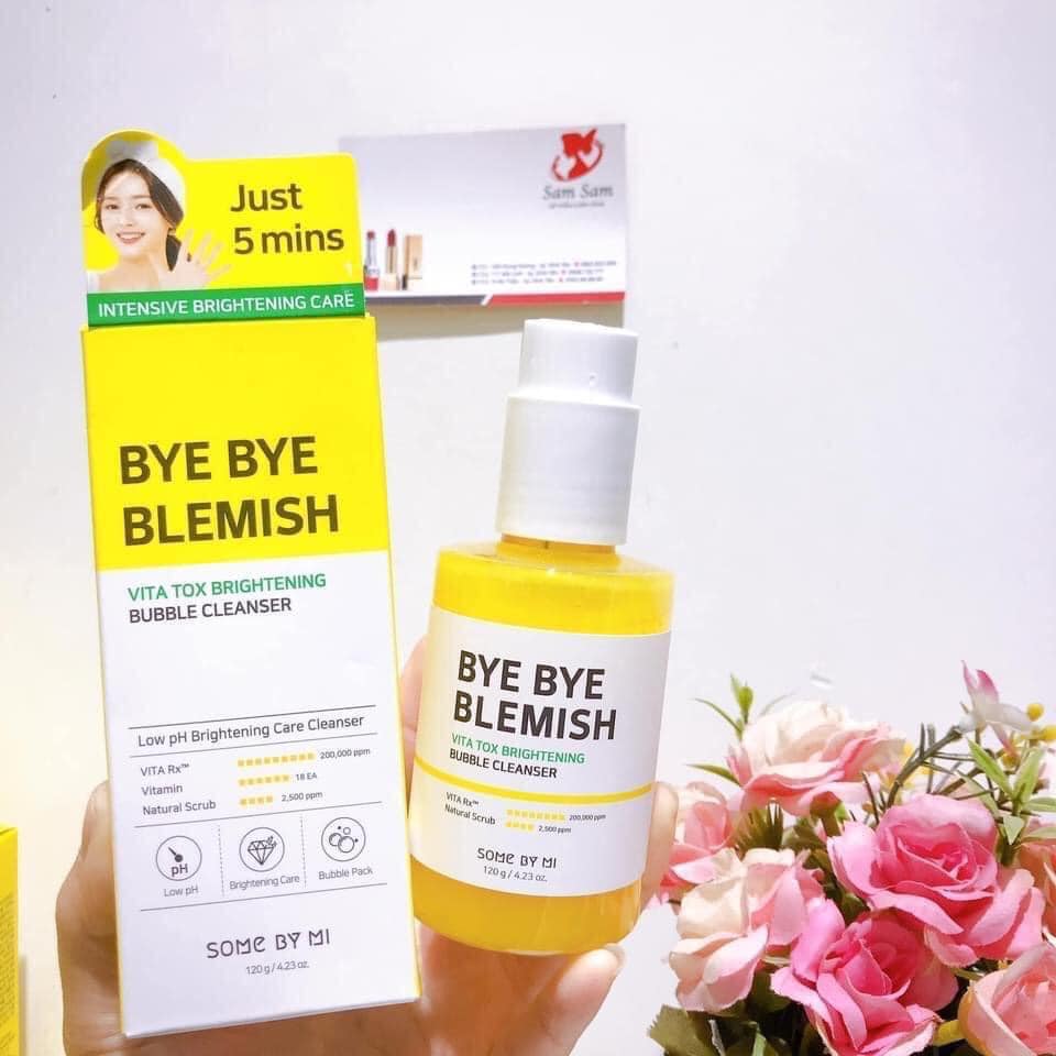 SỮA RỬA MẶT SỦI BỌT SOME BY MI BYE BYE BLEMISH BUBBLE CLEANSER
