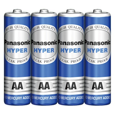 [HCM]4 viên Pin tiểu 2A Panasonic- màu xanh