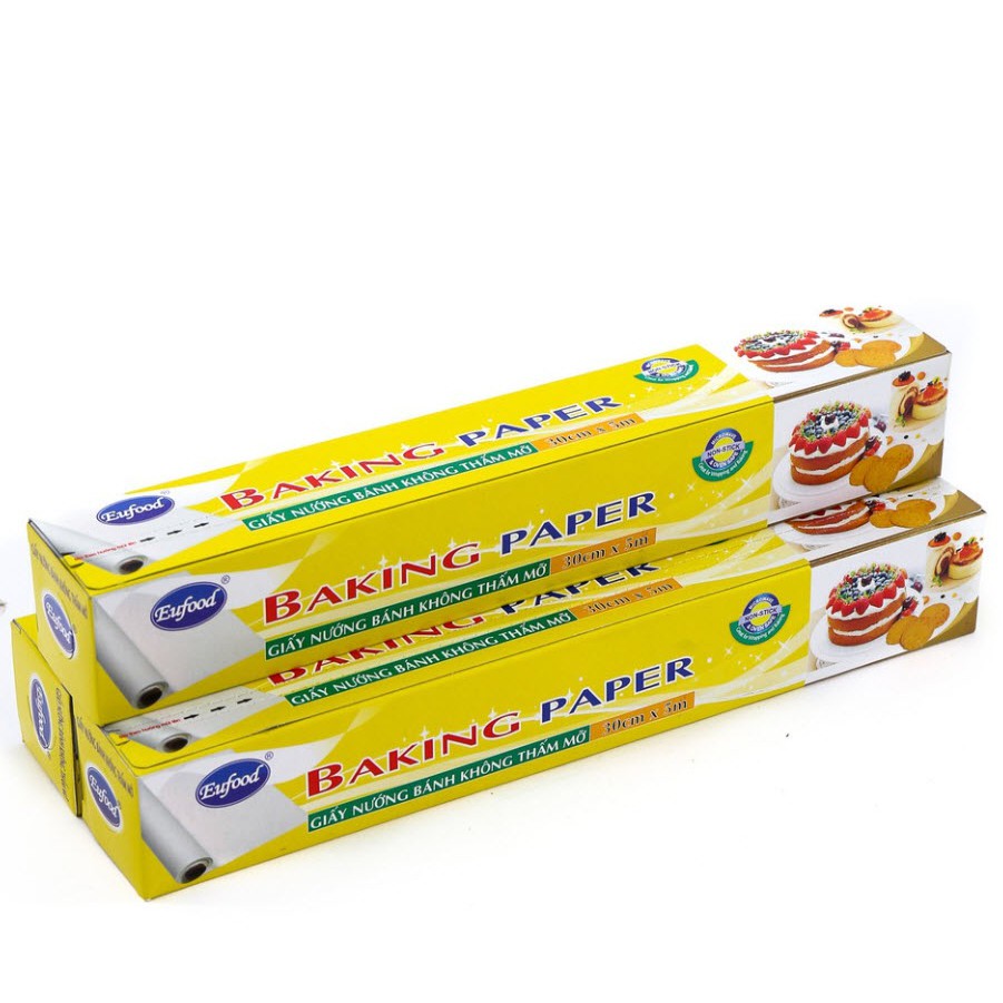 Giấy nến chống dính EU food 5m - Giấy nướng không thấm dầu