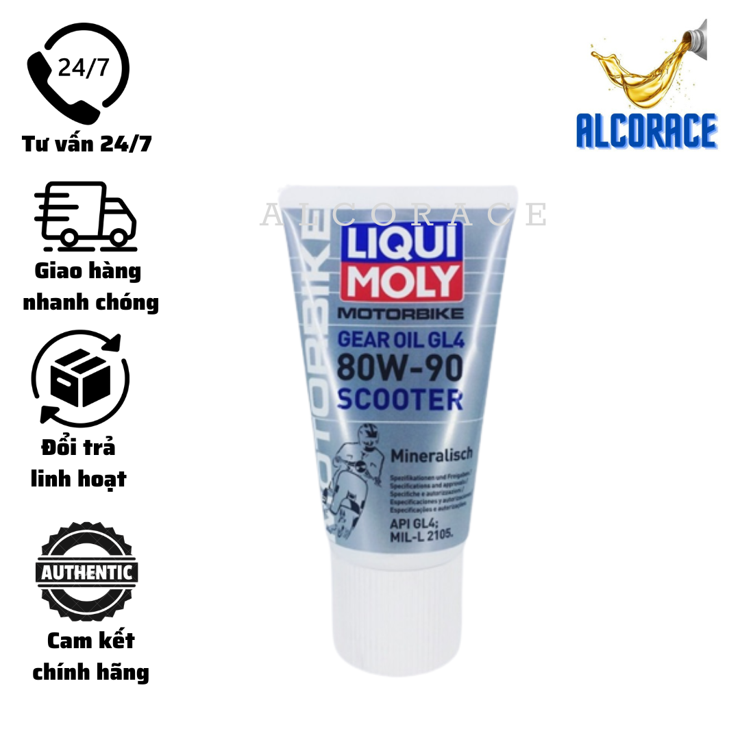 Nhớt hộp số, nhớt láp Liqui Moly Scooter 80w90 150ML dành cho xe tay ga