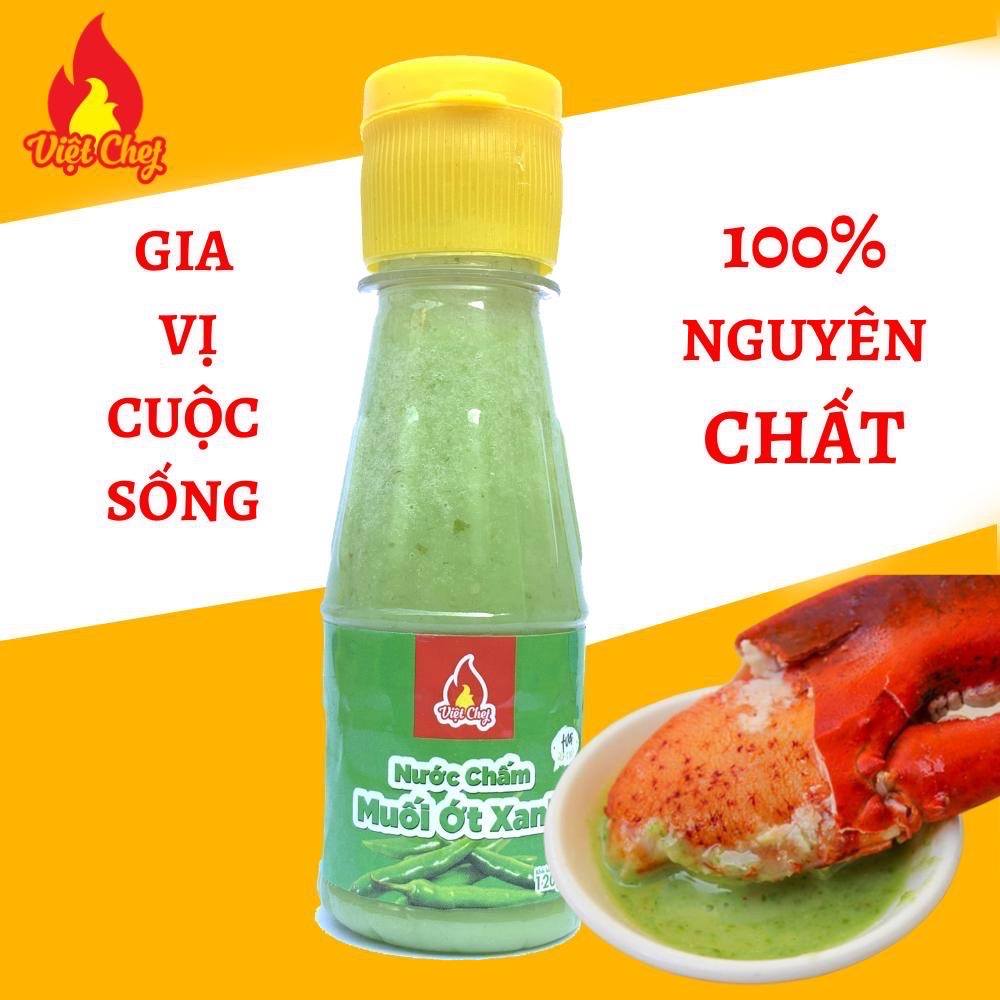 Nước chấm muối ớt xanh Việt Chef - Sauce For Seafood 120gr chuyên chấm hải sản
