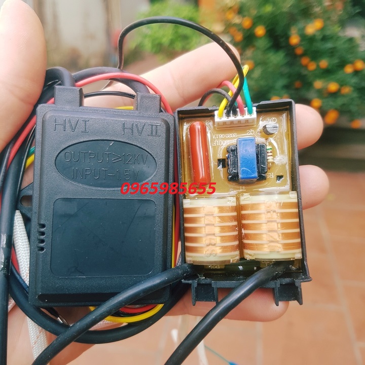 Bộ 1 IC 2 lò điện tử đánh tia lửa điện bếp gas âm đa năng | Ic đánh lửa bếp ga 2 lò 1,5v | Ic đánh lửa | Ic đánh lửa bếp gas