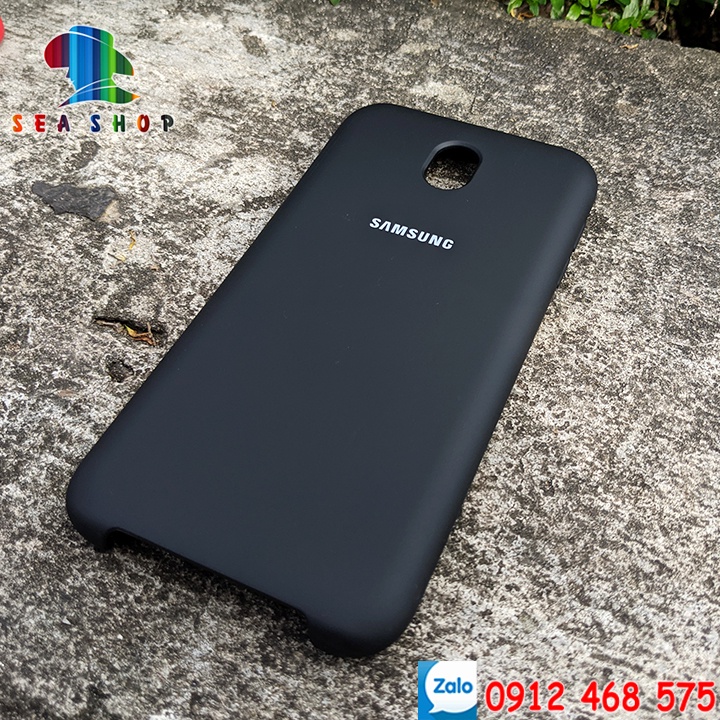 Ốp lưng Samsung J7 Pro 2017 SM-J730 - Chống bẩn - Nhựa dẻo - Bên trong có lót nhung để bảo vệ - Kính cường lực 9D