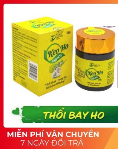 Keo ho Diệp chi lọ 100mg - hỗ trợ giảm ho nhanh cho bé