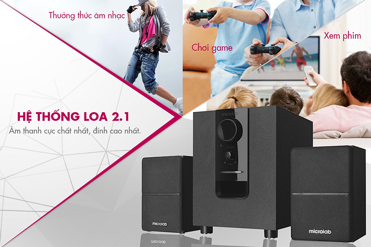 [HCM](LOA MỐT ĐỜ NEW) Loa Vi Tính Bluetooth Microlab M-106BT 2.1 Loa MICROLAB M100 model 2021 Loa Siêu Trầm  Stereo Bass Siêu Khủng Nghe Nhạc Cực Đã Loa Chơi Game Xem Phim Âm Thanh Sống Động Bluetoth 4.0 Siêu Xa Dùng Cho Laptop PC Điện Thoại