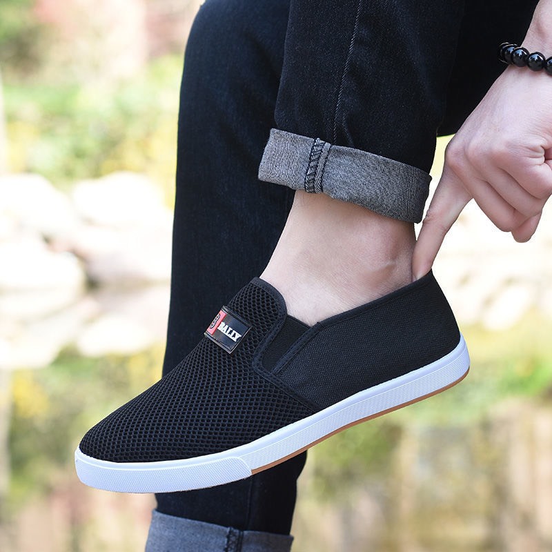 Giày lười vải lưới Bally nam bền đẹp