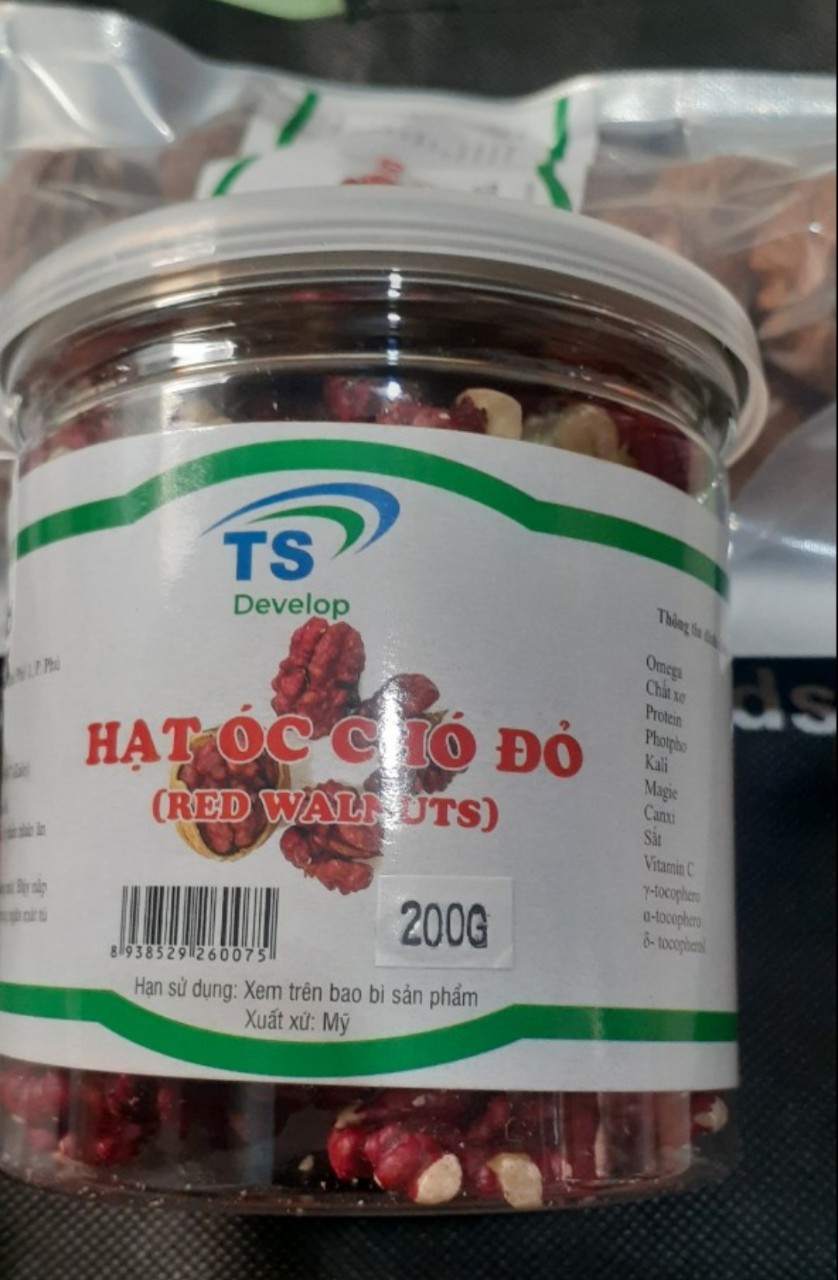 Nhân óc chó đỏ mỹ 200g