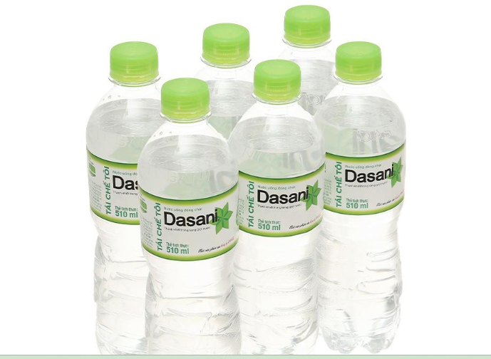 6 Bottles of Dasani Purified Water 510ml