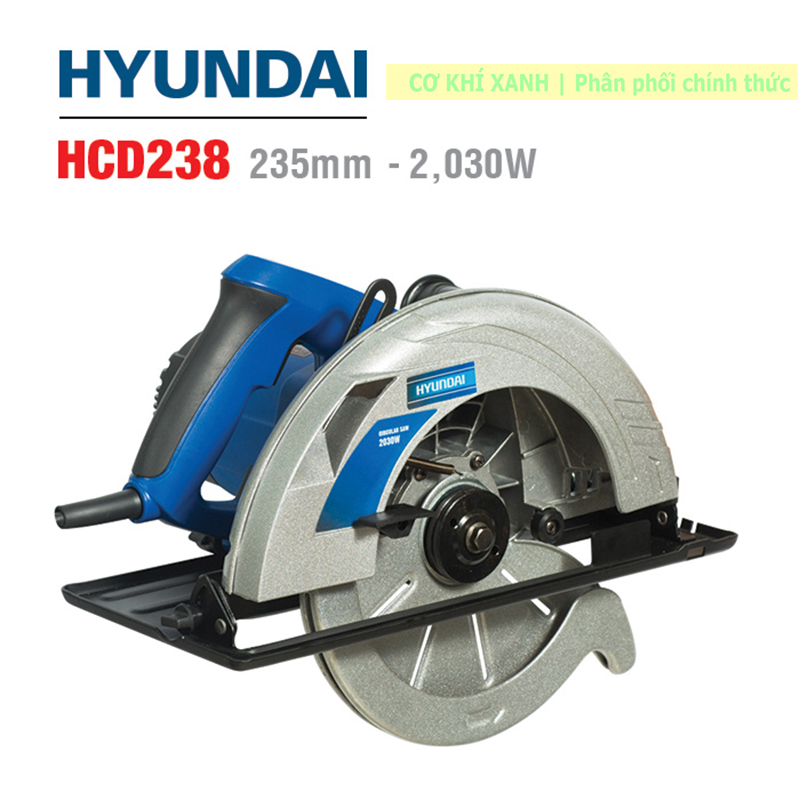 Máy cưa đĩa 235mm HYUNDAI HCD238 Công suất 2.030W Kèm lưỡi cắt 40T