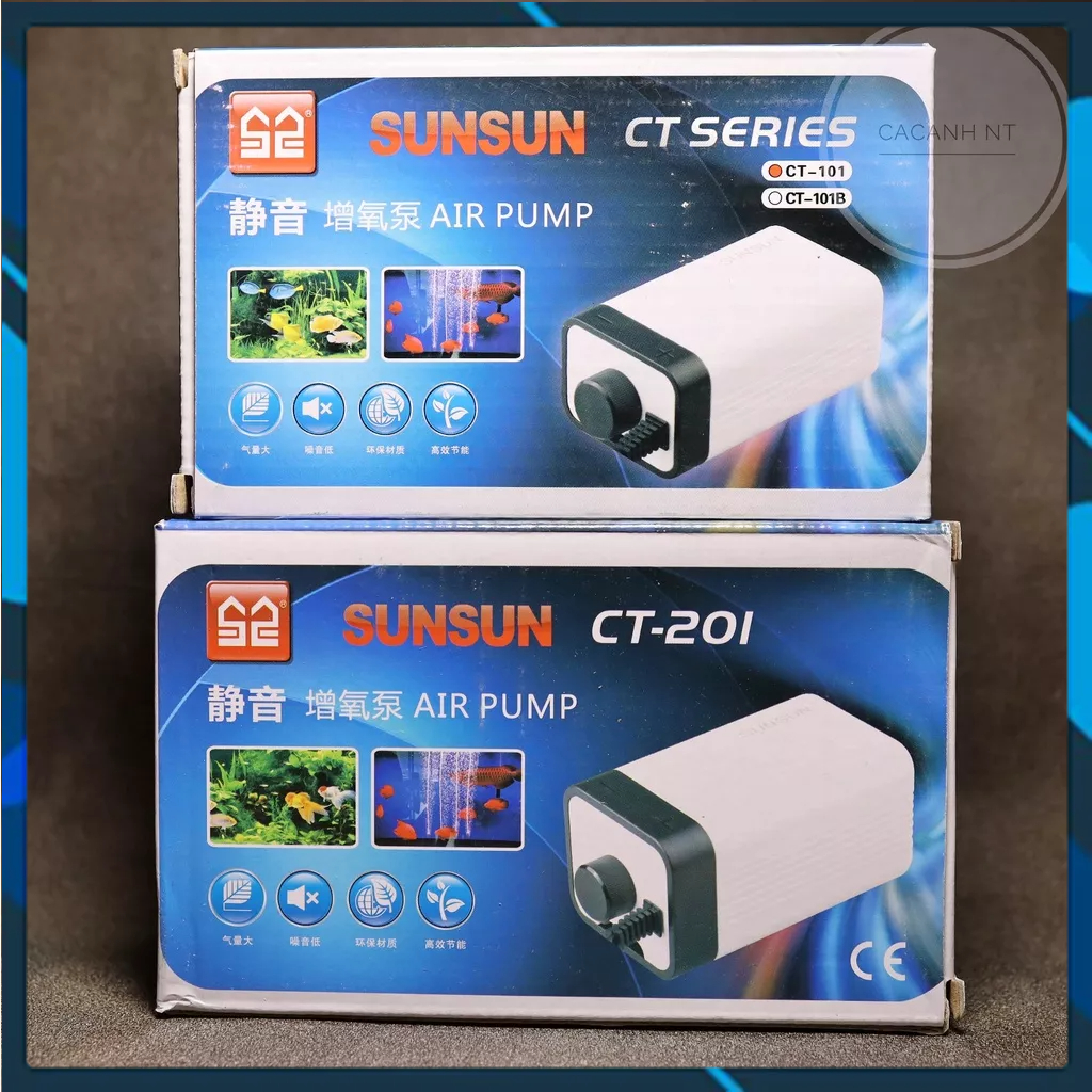 Máy sủi êm , máy sủi cho bể cá , bể thủy sinh , máy sủi Sunsun