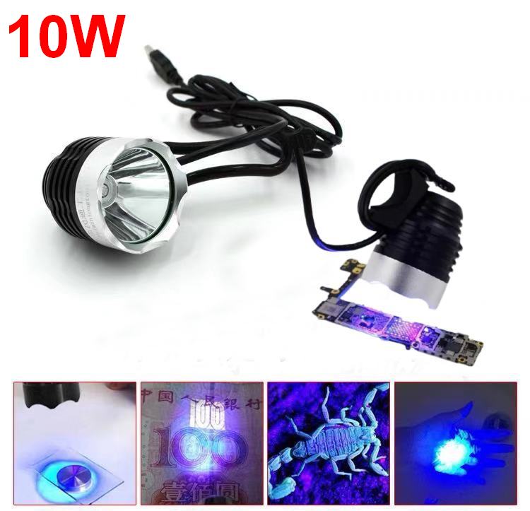 Đèn led uv usb sấy keo uv đèn soi uv kẹp usb 5v 10w