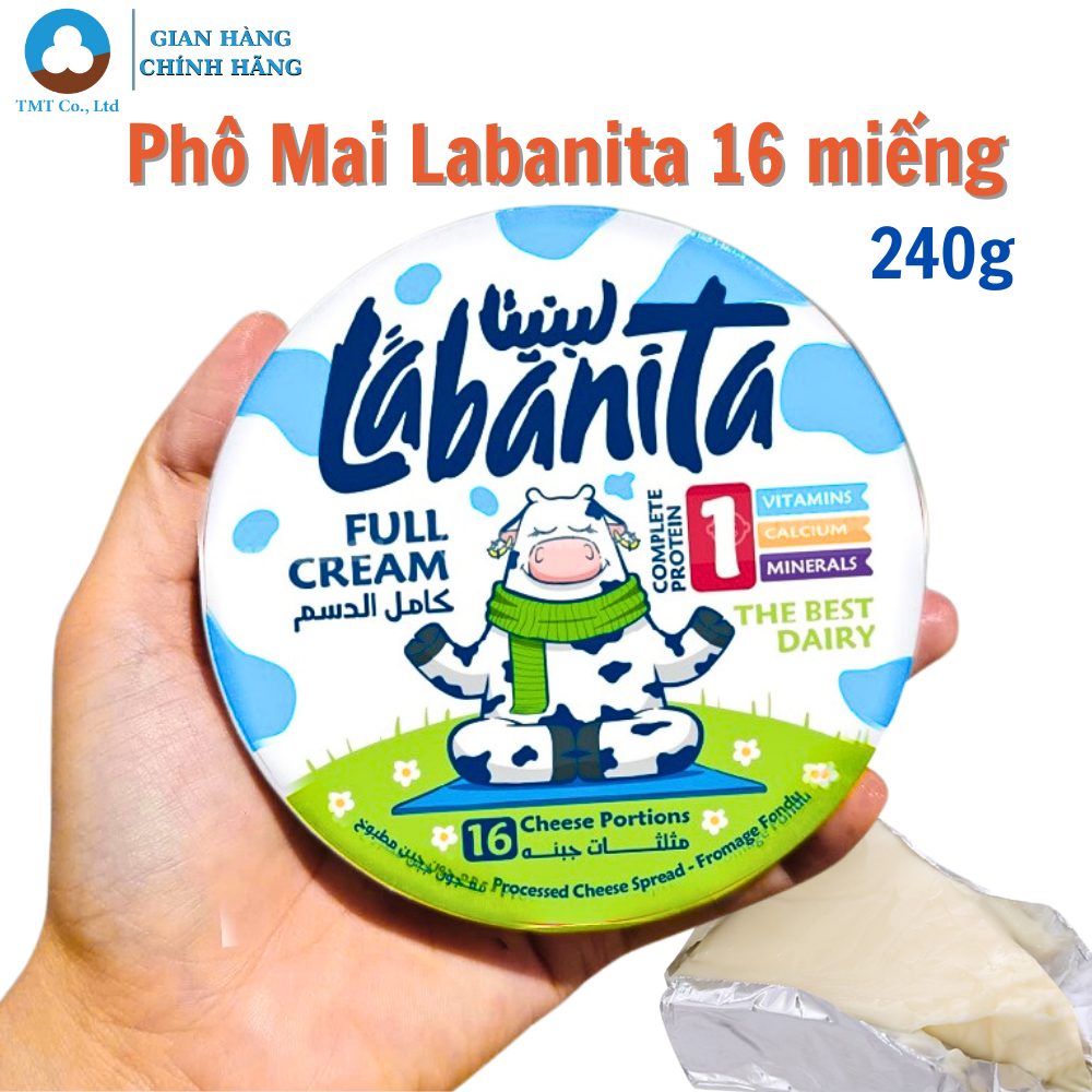 Phô mai miếng Labanita 8 miếng/ 16 miếng