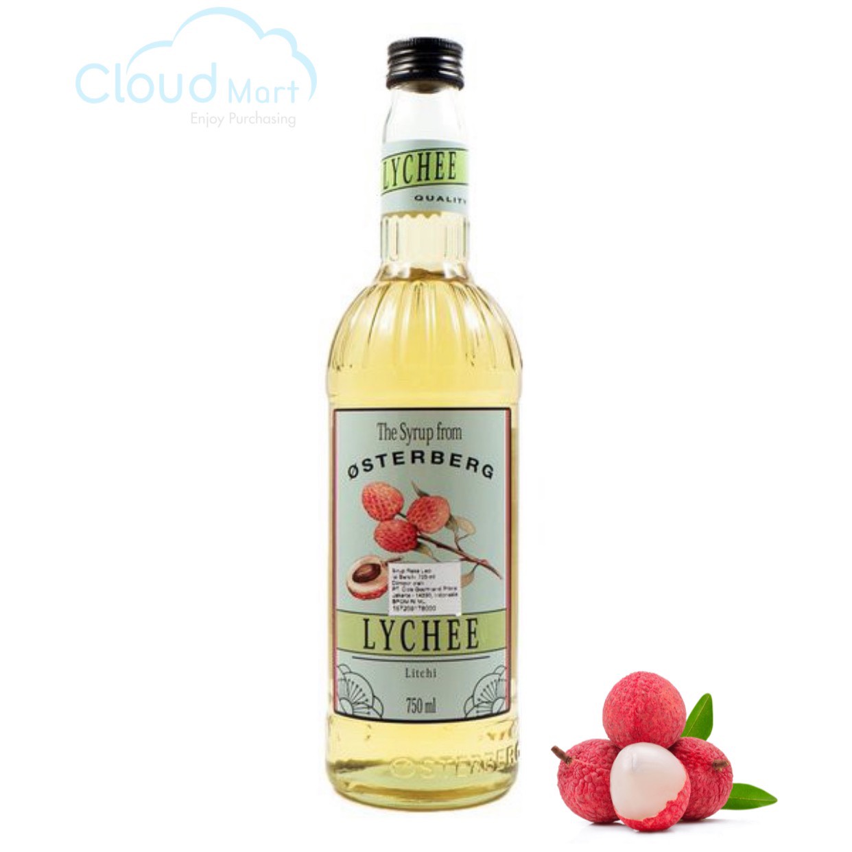 Syrup Osterberg Lychee 750ml