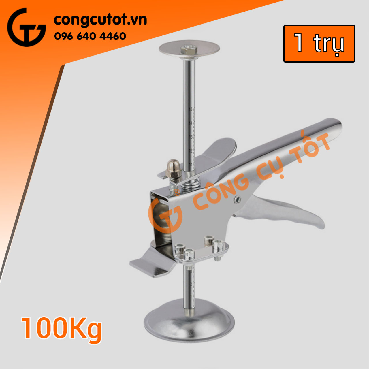 Bộ 2 chiếc Kích kê gạch ốp tường - con đội lấy cốt gạch 1 trụ có mũ