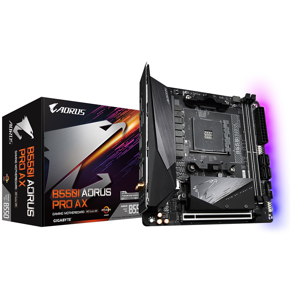 [Trả góp 0%]Mainboard Gigabyte B550 I AORUS PRO AX