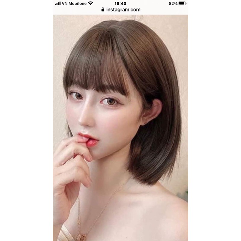 Tóc giả nguyên đầu vic thẳng