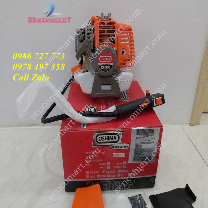 Máy cắt cỏ Oshima CX330- Mua máy cắt cỏ tặng lưỡi cắt hoặc cước cắt cỏ