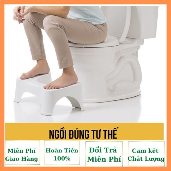 GHẾ GÁC CHÂN TOILET TẠO CẢM GIÁC THOẢI MÁI VÀ CHỐNG TÁO BÓN. CHẤT LIỆU NHỰA VIỆT NHẬT DẺO DAI VÀ CHẮC CHẮN.