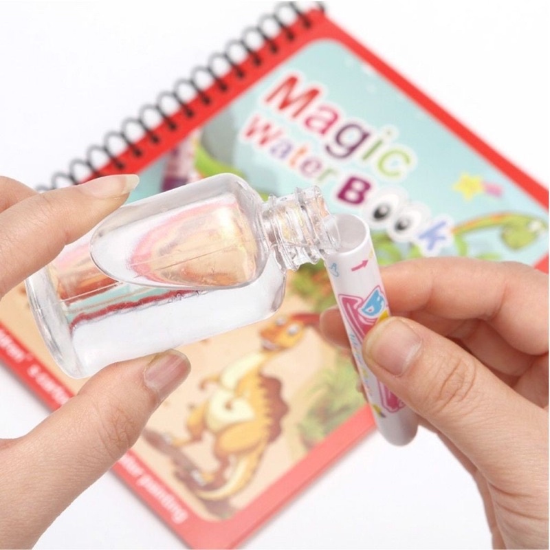 Tranh tô màu nước ma thuật - Tự xóa