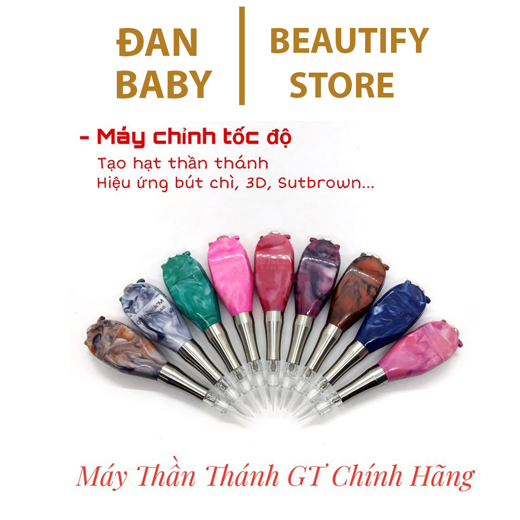 Máy phun xăm thần thánh Không tích điện chỉnh tốc độ GT chính hãng