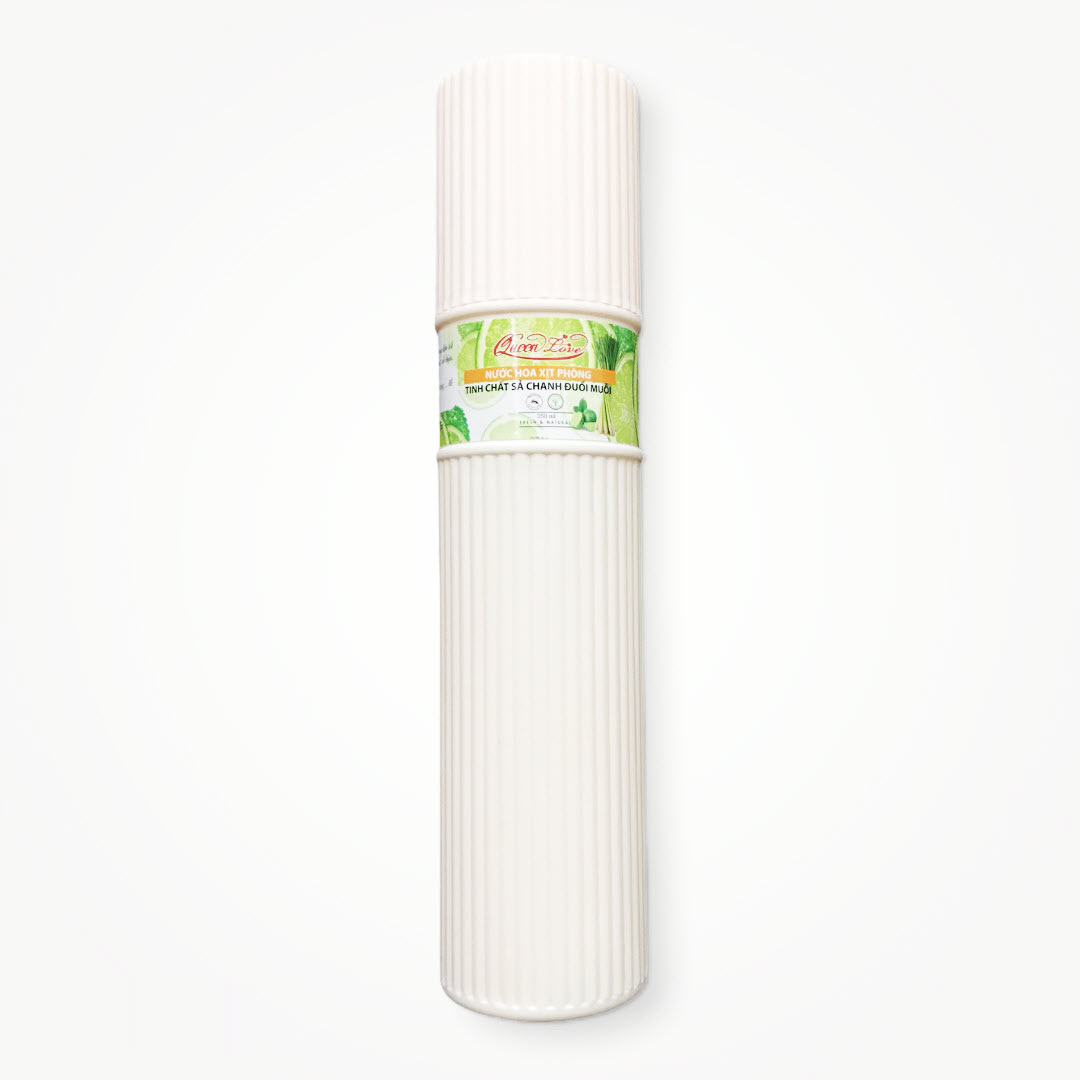 Nước hoa xịt phòng QueenLove tinh chất Sả Chanh đuổi muỗi hương thơm tự nhiên 350ml (Date 04.2024)