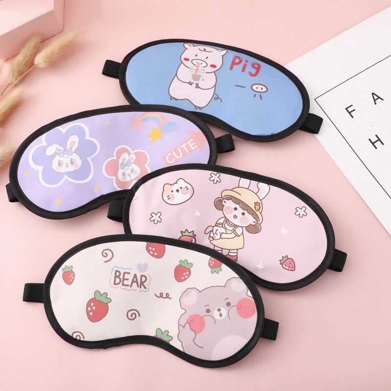 Miếng bịt mắt ngủ bảo vệ mắt, giảm bớt căng thẳng hình cute