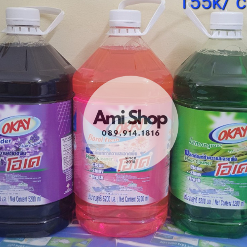 Nước lau sàn okay thái lan 5200ml - chính hãng