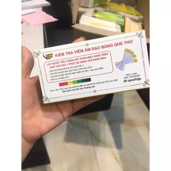 Kiểm tra viêm âm đạo bằng que thử