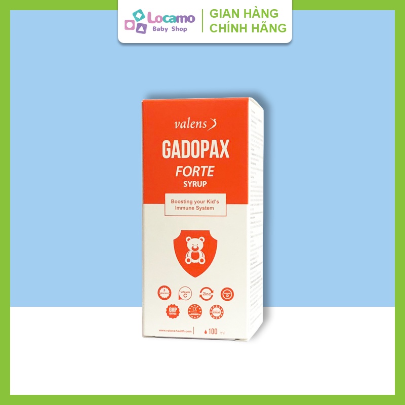 Gadopax Forte giúp Hỗ trợ tăng cường sức đề kháng của cơ thể Giảm nguy cơ mắc bệnh do vi khuẩn và virus Chai 100ml